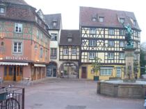 Fussg&auml;ngerzone in Colmar